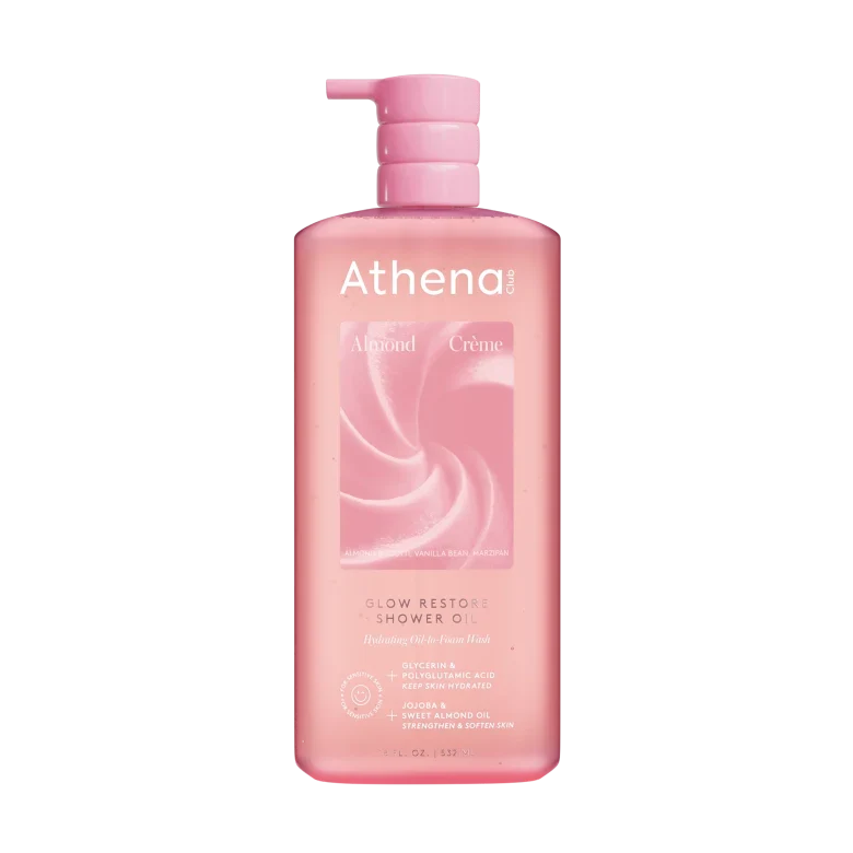 Glow Restore Shower Oil - Almond Creme Balanced Discovery Almond Crème